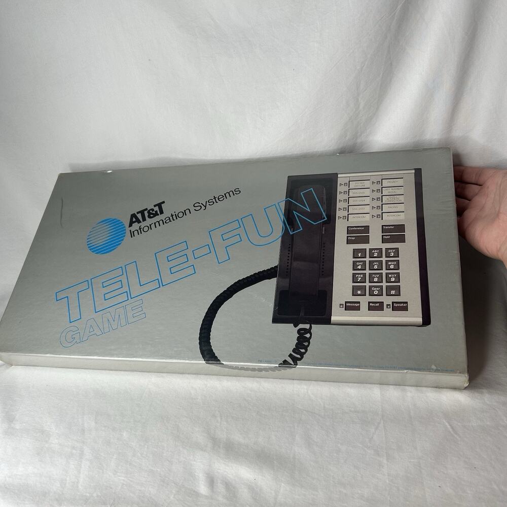 Rare 1983 AT&T Information Systems Tele-Fun Board Game HTF NEW